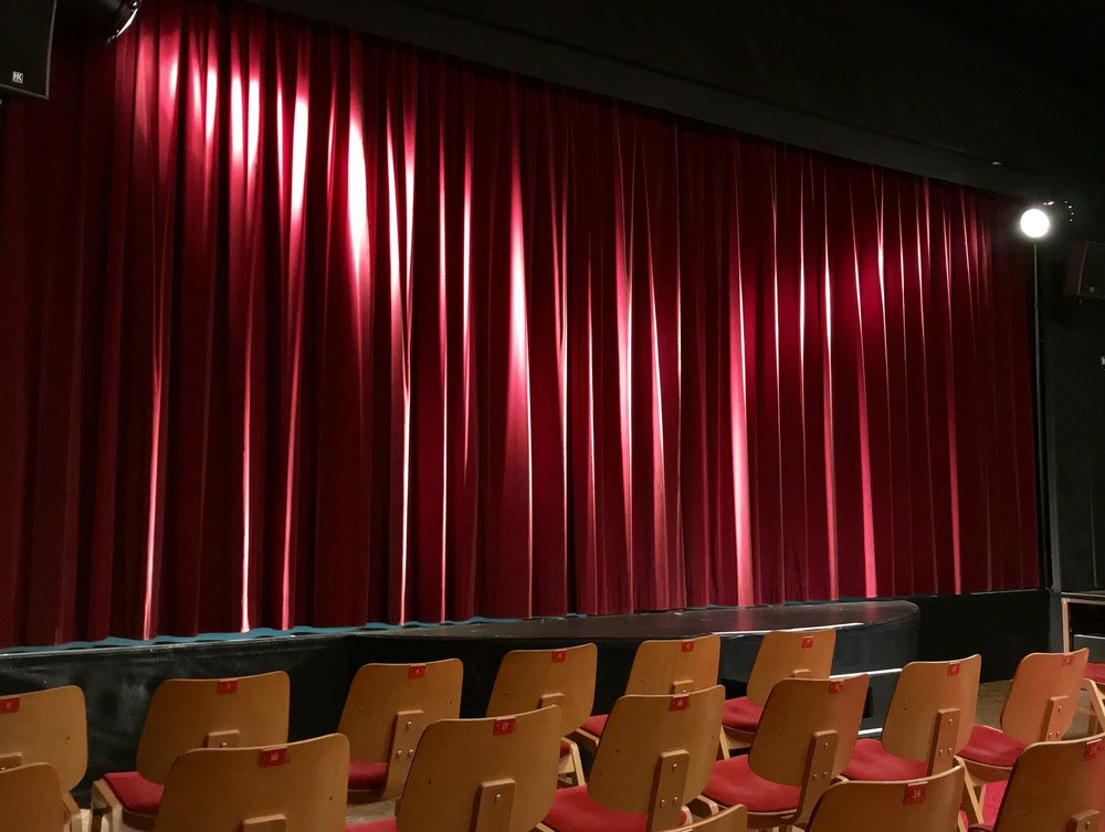 Red curtain