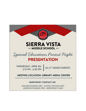 special education parent night