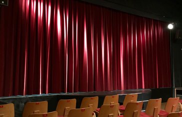 Red curtain